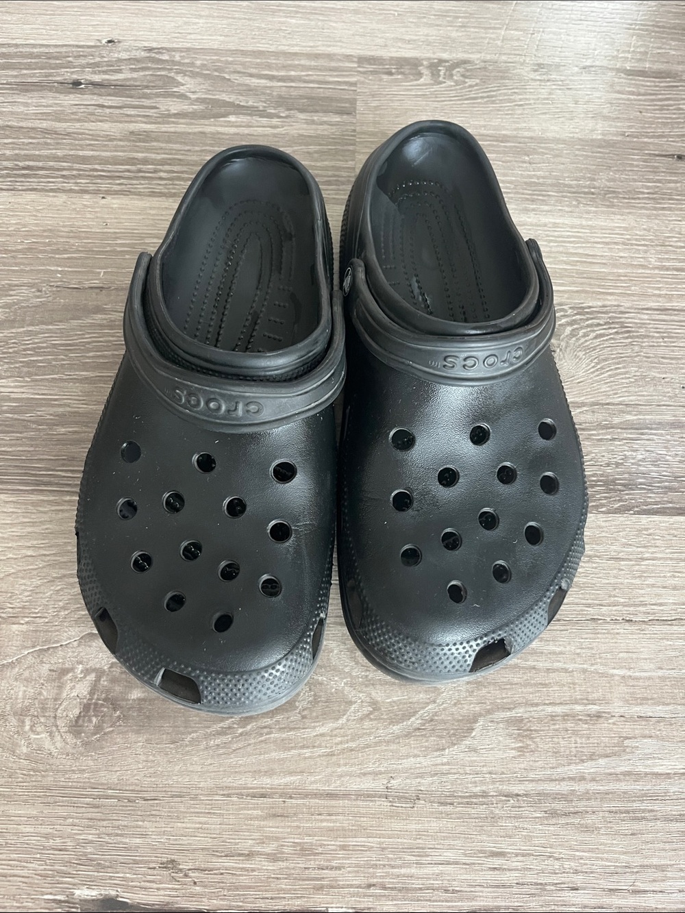 Black Crocs